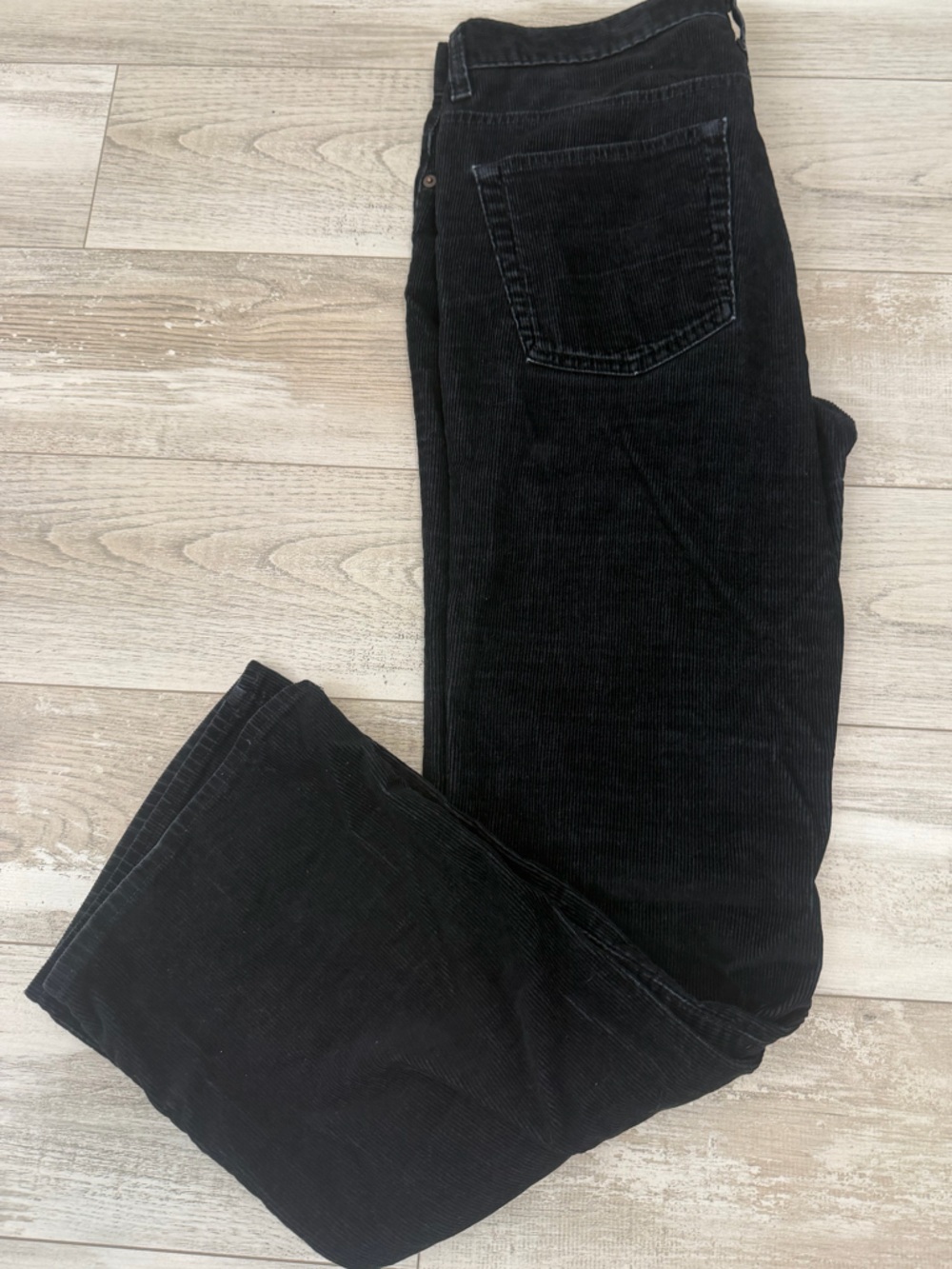 GAP Black Corduroy Boot Cut Pants - Picture 2 of 3
